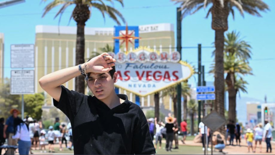 Nuevó récord en Las Vegas: la temperatura más alta de su historia
