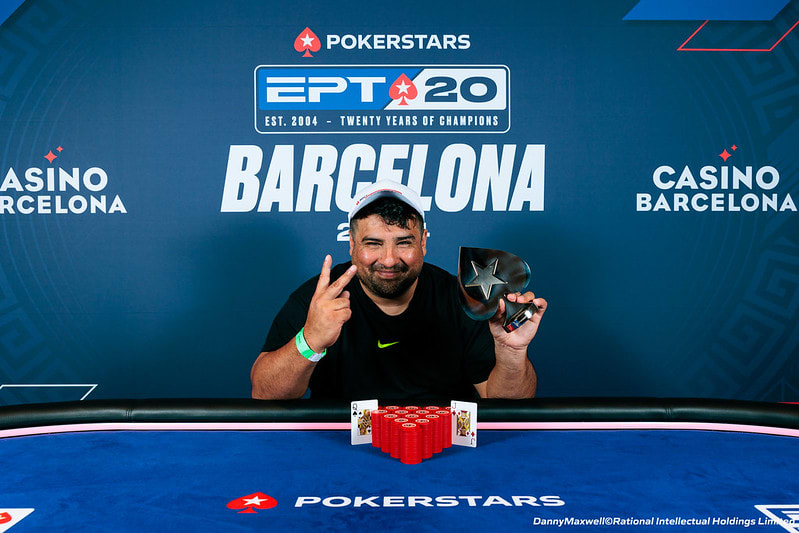 Juan Oliva es el primer campeón argentino en el EPT Barcelona