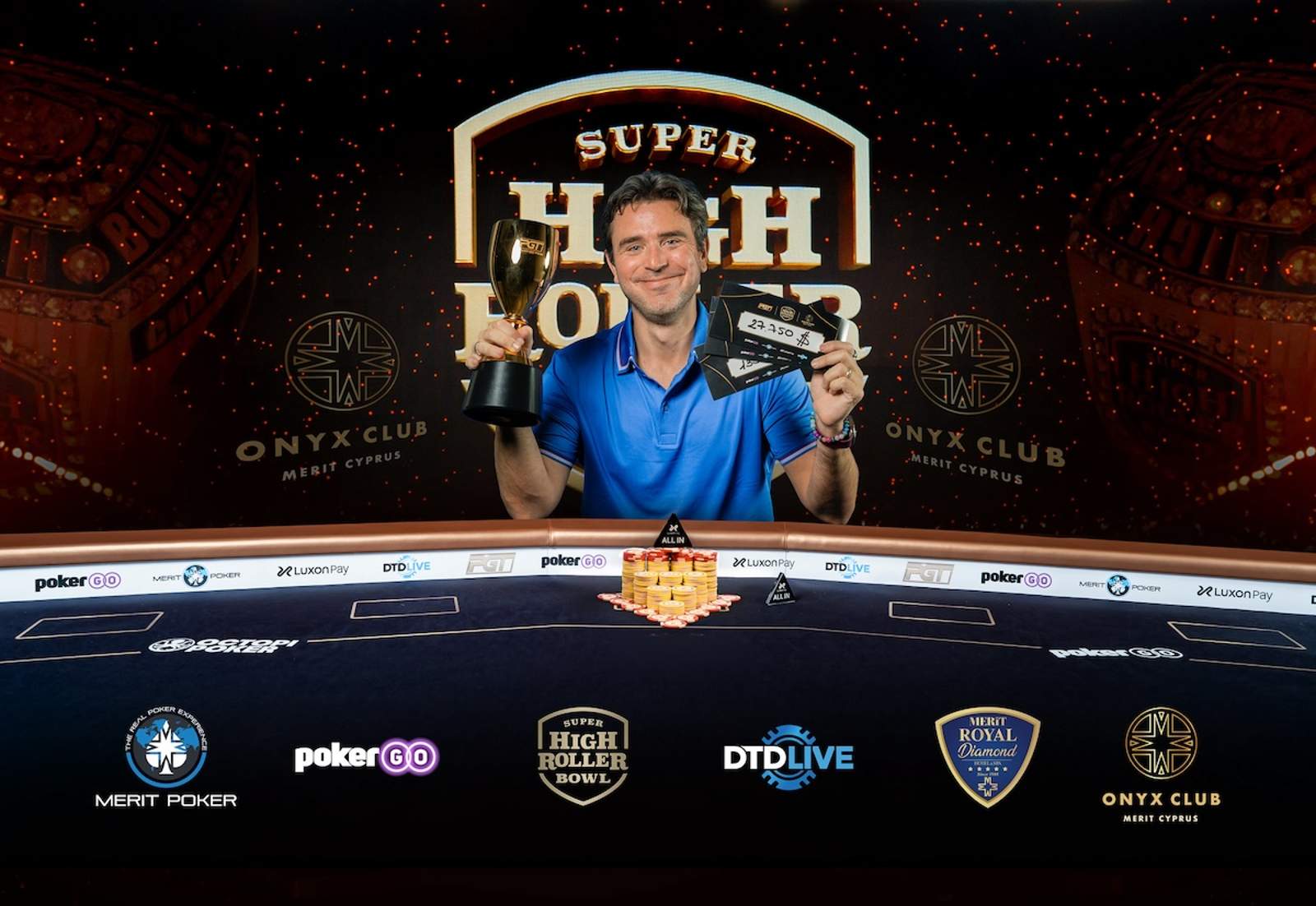 Richard Gryko se quedó con todo en el último Super High Roller Series