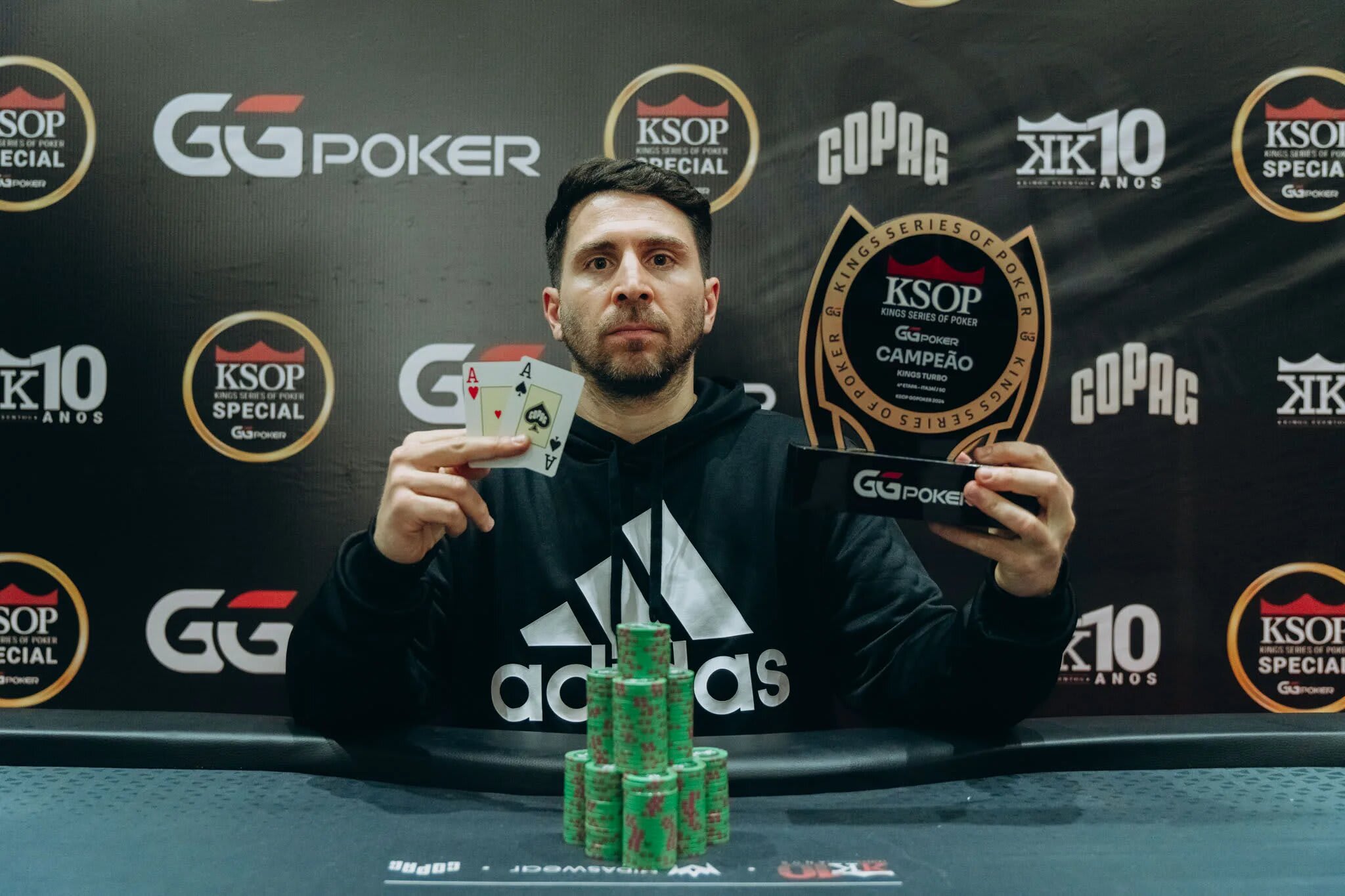 KSOP Camboriú: Blas Suárez le ganó un heads-up argentino a Velarde