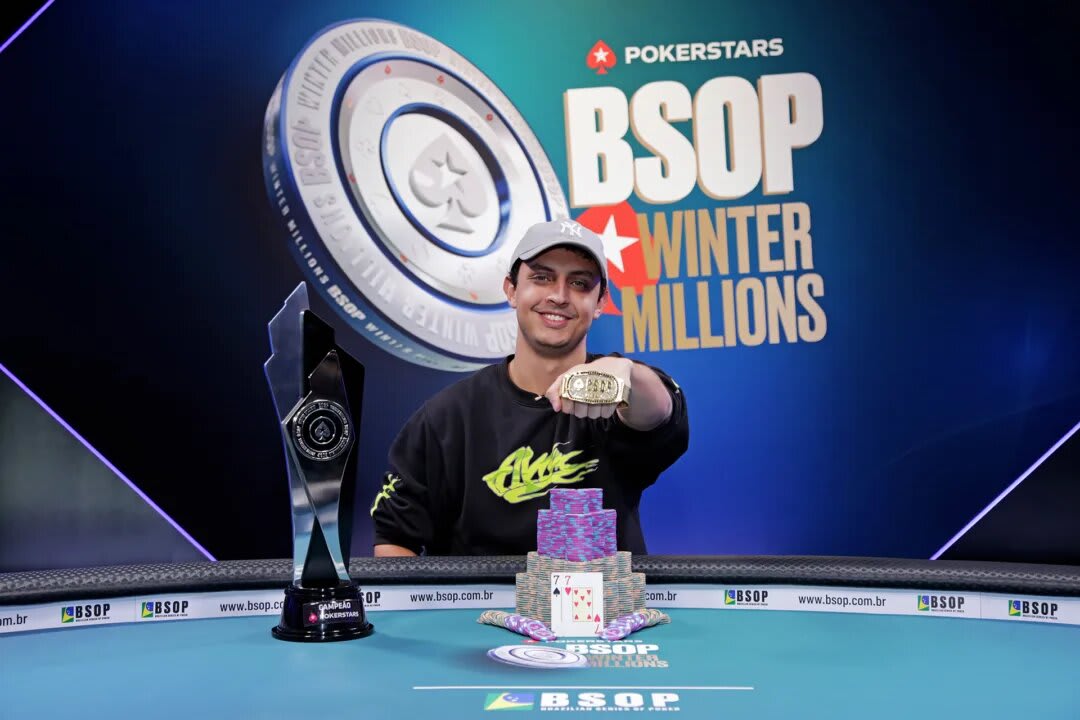 Gabriel Nobregas ganó el Main Event del BSOP Winter Millions