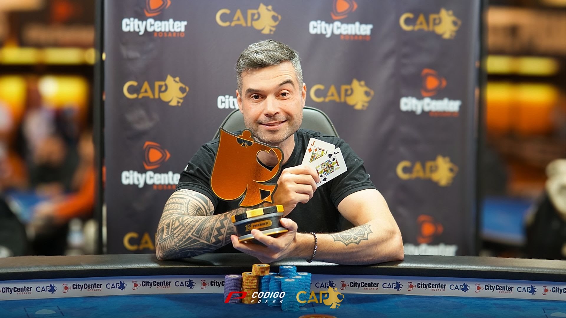 ¡Campeón! Richard Dubini ganó el torneo más caro del CAP Rosario