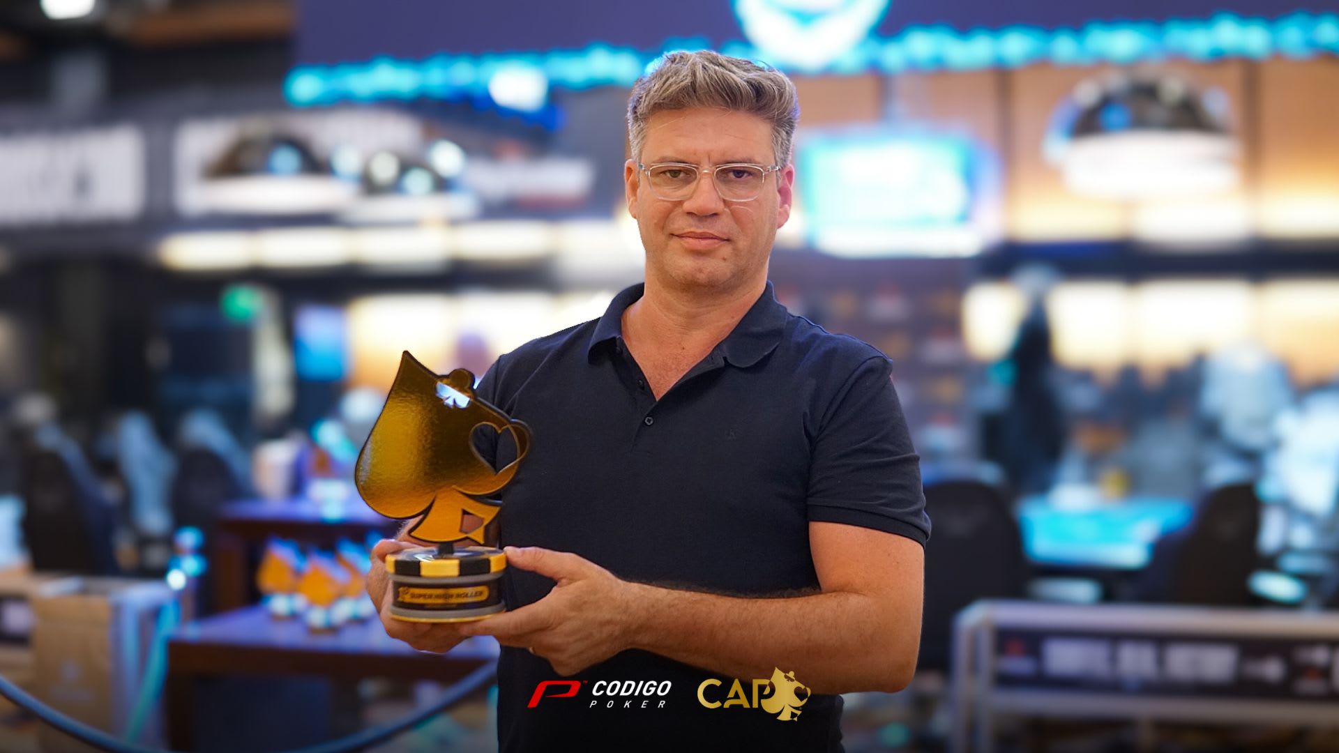 Trigueiro se quedó con el Super High Roller del CAP Rosario
