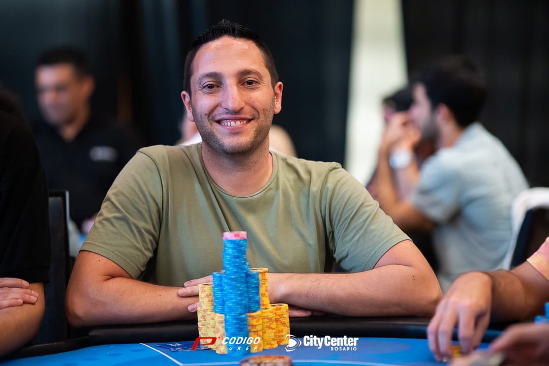 WSOP Rosario: Zacconi lideró una jornada explosiva del Main Event