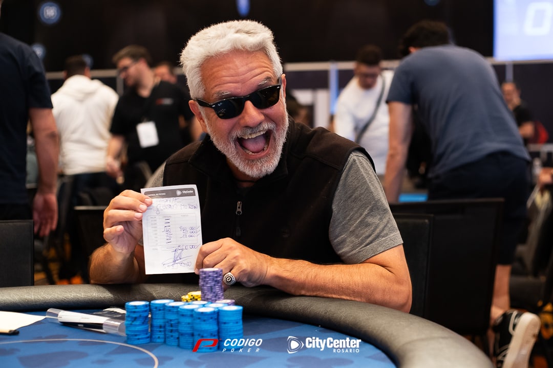 WSOP Rosario: Gustavo Moscón empieza arriba el Día 2 del Monster Stack