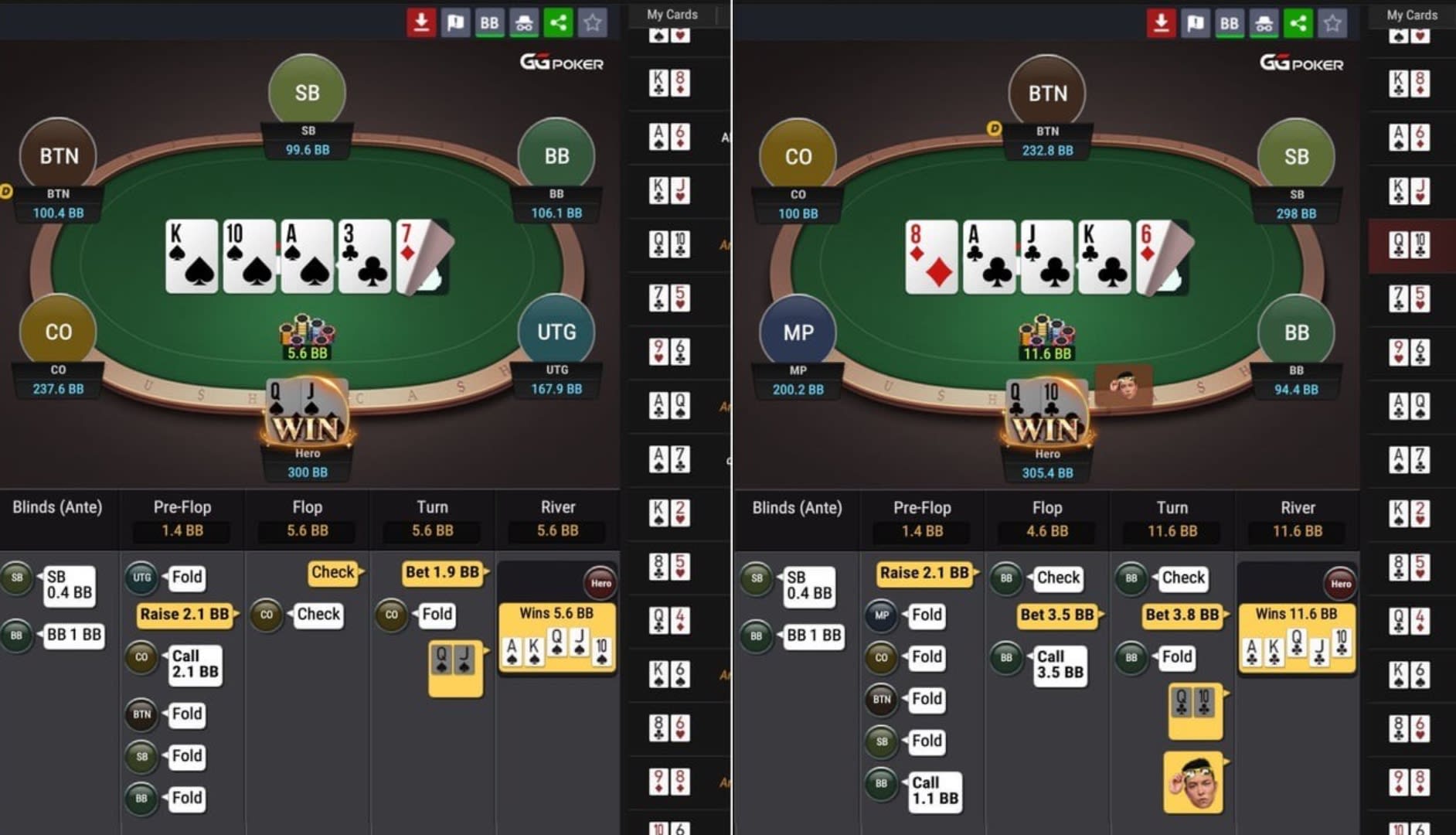 En GGPoker un jugador formó escalera real ¡dos veces seguidas!