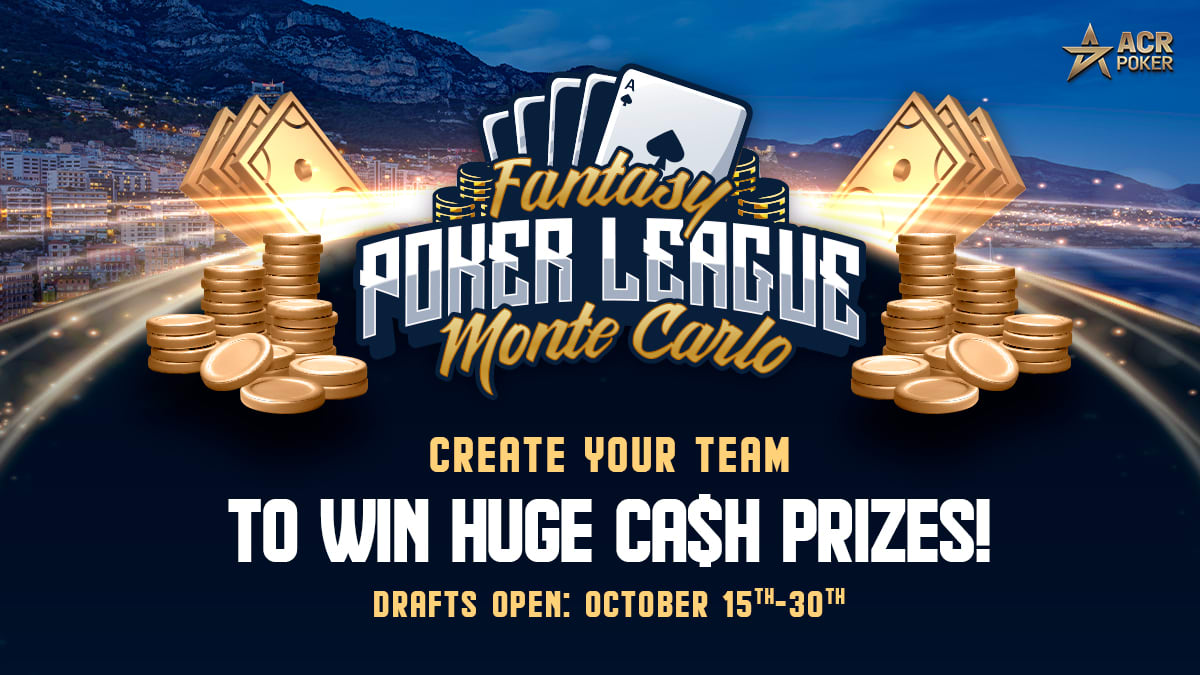 ACR Poker lanza su Fantasy Poker League para las Triton Montecarlo