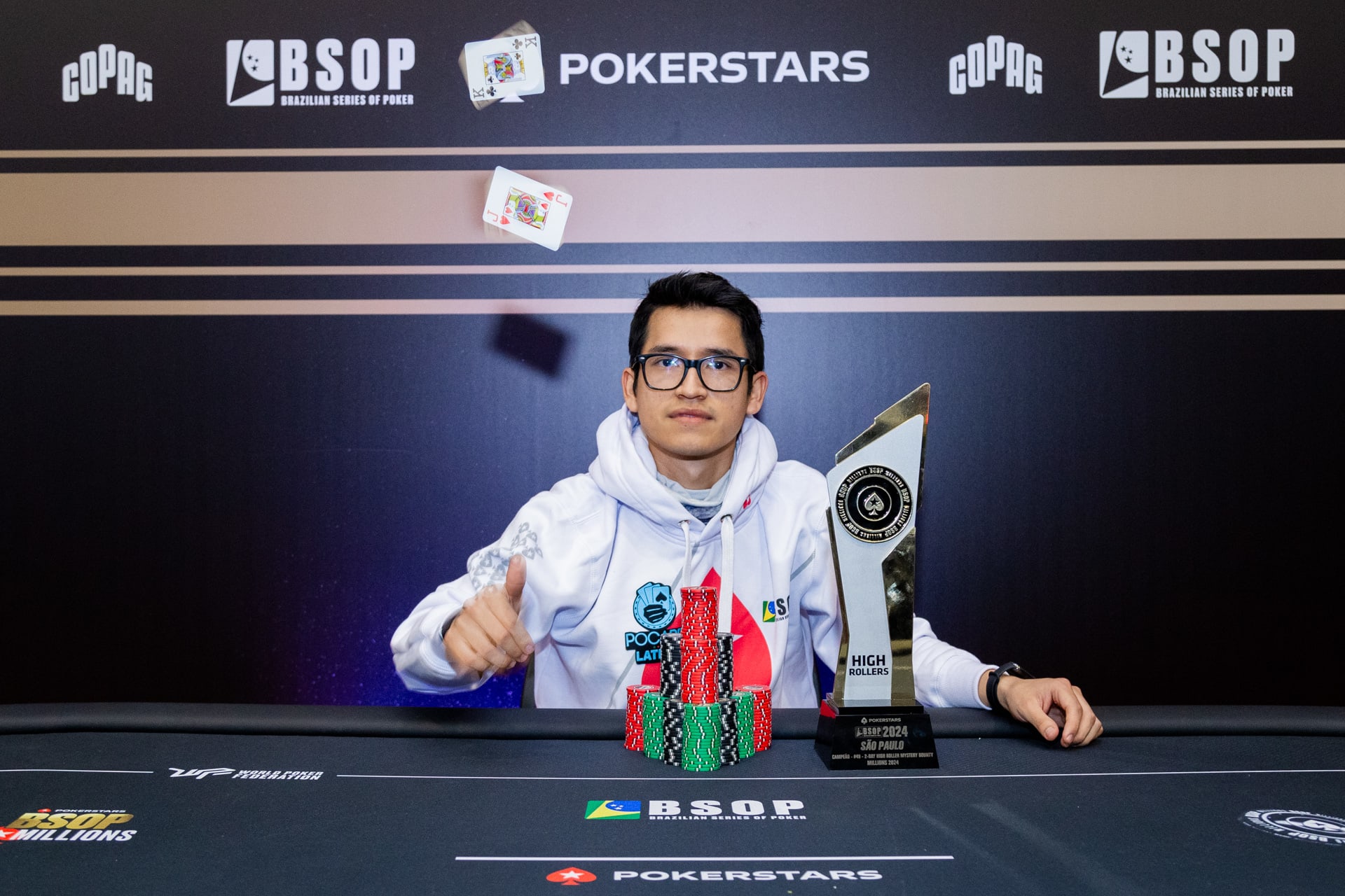 Ronald Fernández se llevó el Mystery Bounty para Perú