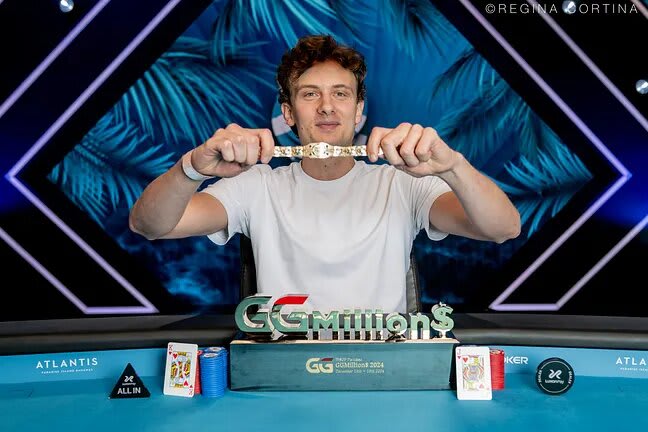 Johhanes Straver Campeon Ggmillions Championship Wsop