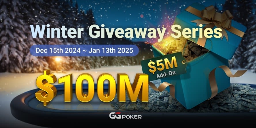 GGPoker suma 5 millones a la Winter Giveaway Series
