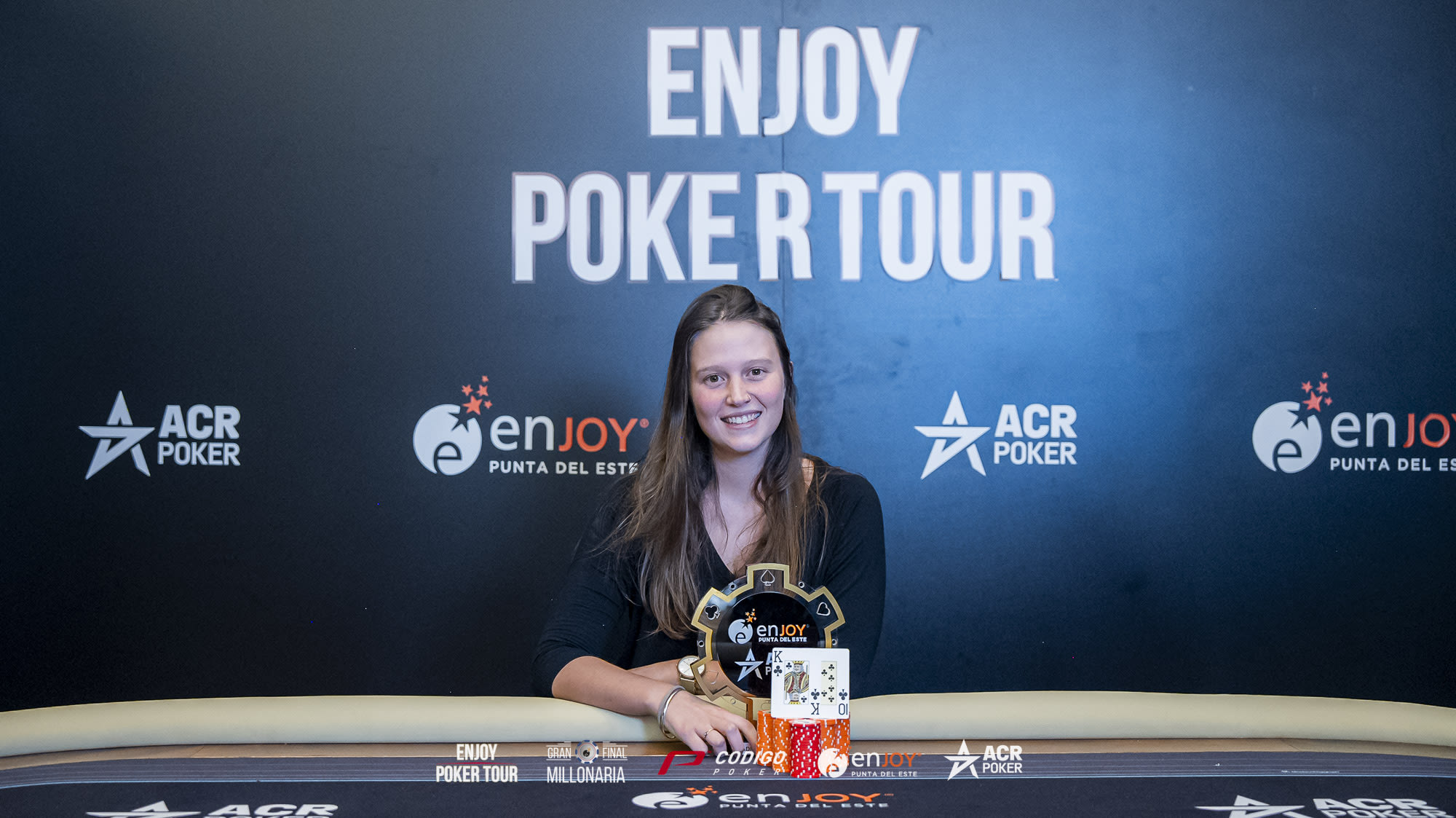 Pilar Gaggioni se quedó con el Ladies del Enjoy Poker Tour