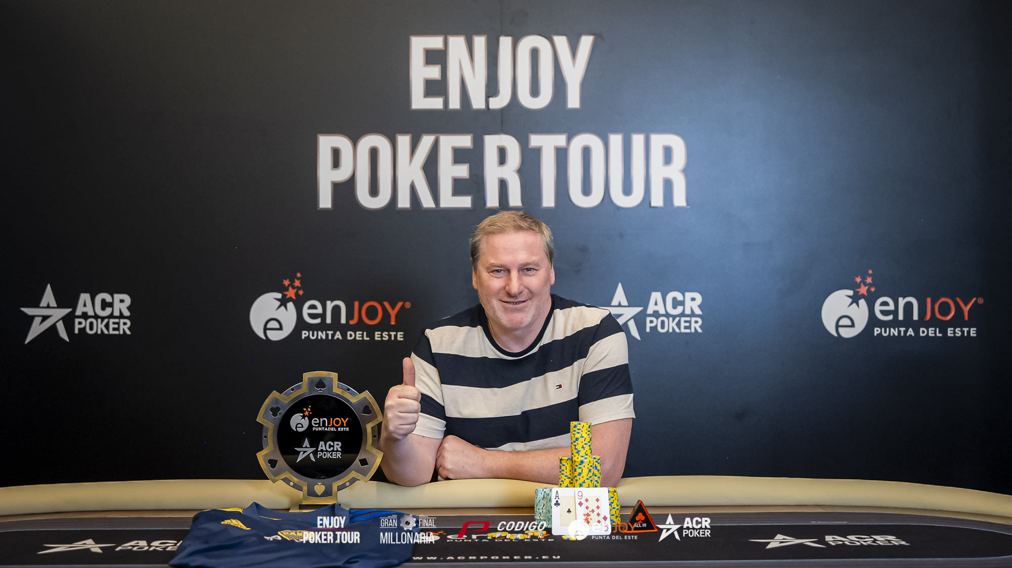 Enjoy Poker Tour: Roberto Bianchi ganó el Main Event y se llevó US$172K