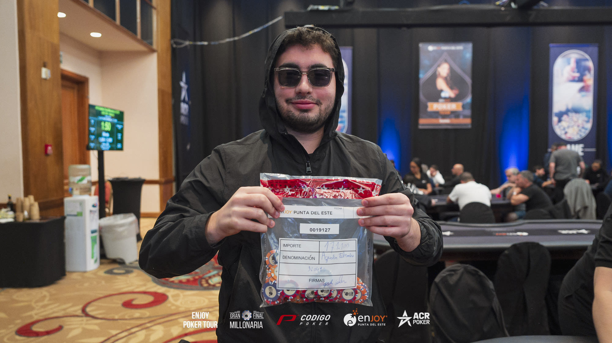 Agustin Tabernero lideró el Día 1A de la Gran Final Millonaria