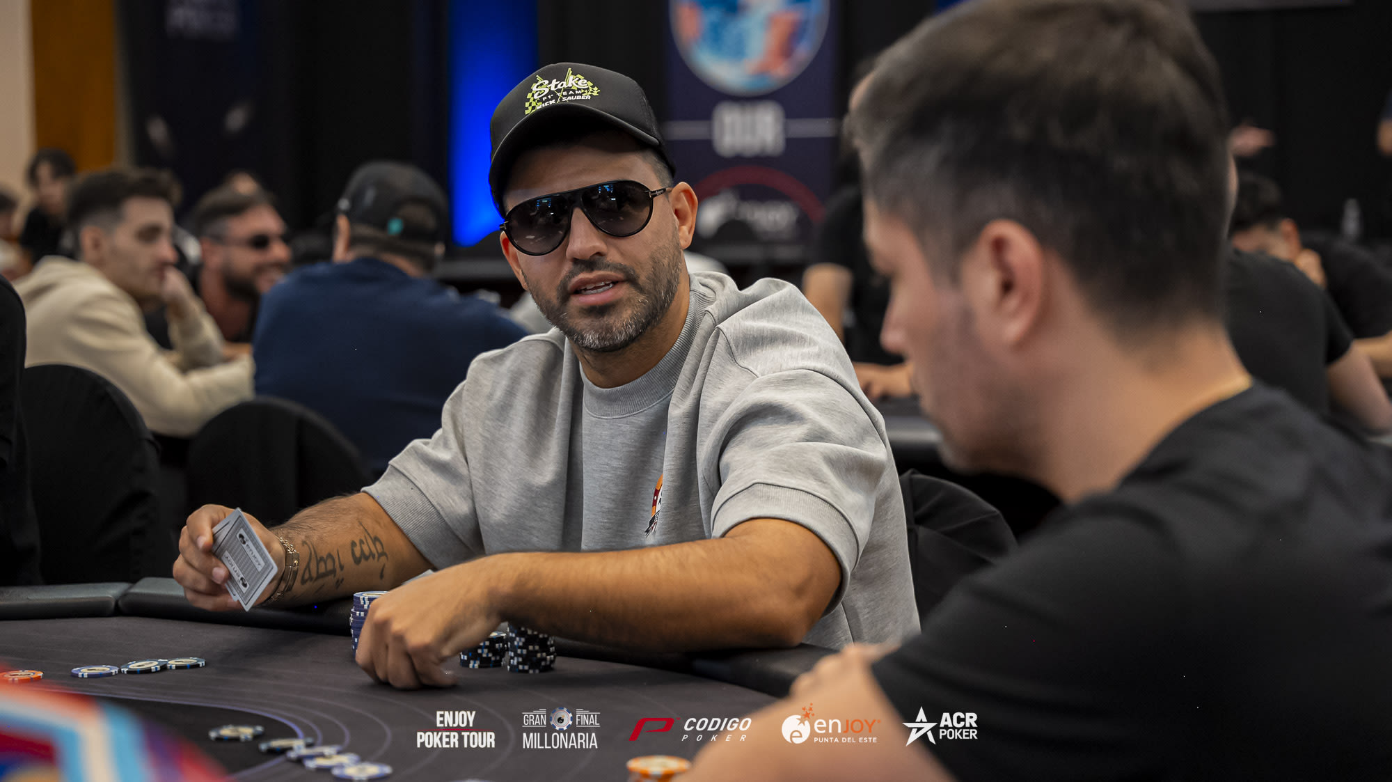 [VIDEO] Así juega Sergio el Kun Agüero al poker