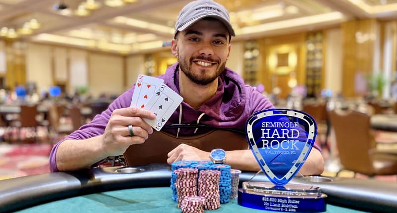 Brandon Wilson ganó otro high roller en el Seminole Poker Open