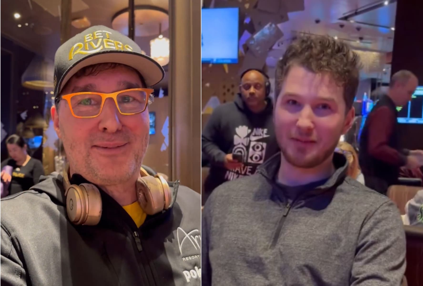 Un mismo jugador eliminó a Hellmuth padre e hijo