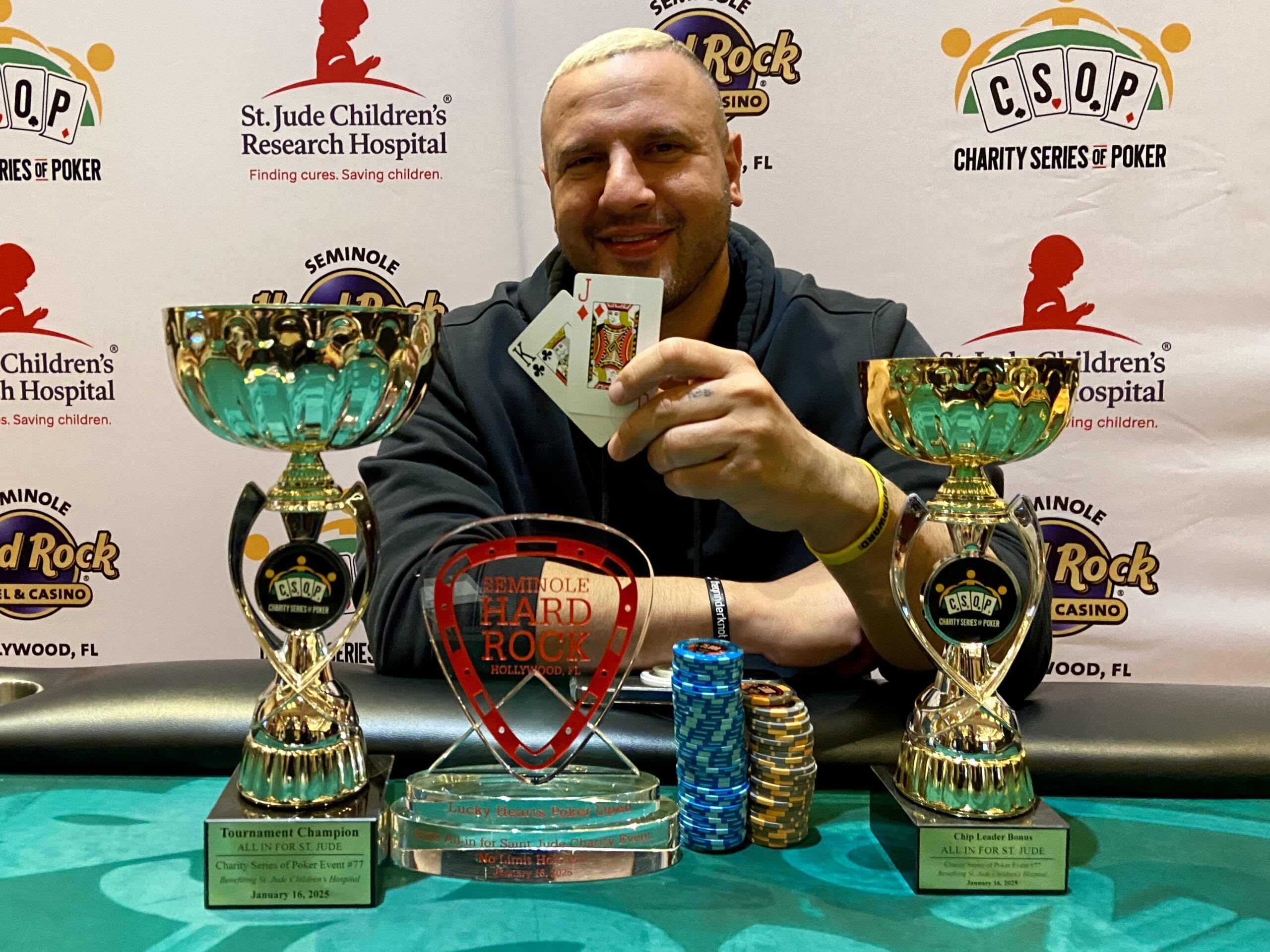 Michael Mizrachi sumó un trofeo benéfico a su impresionante colección