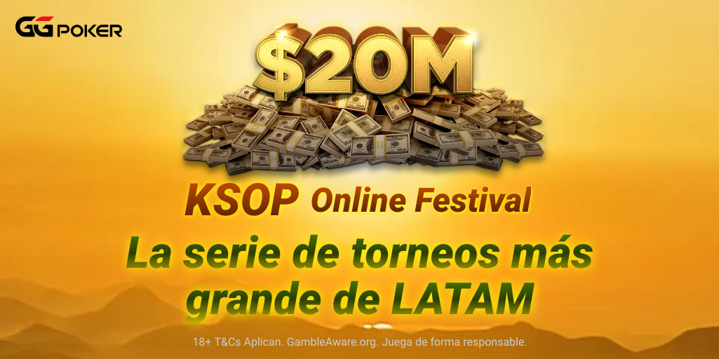 Así es el KSOP Festival, la serie que reparte US$20 millones en GGPoker