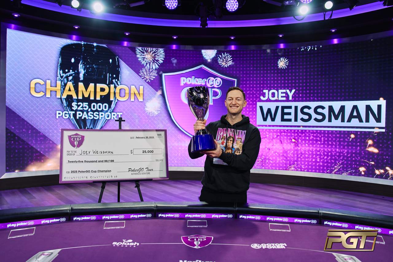Joey Weissman alzó la Copa de PokerGo