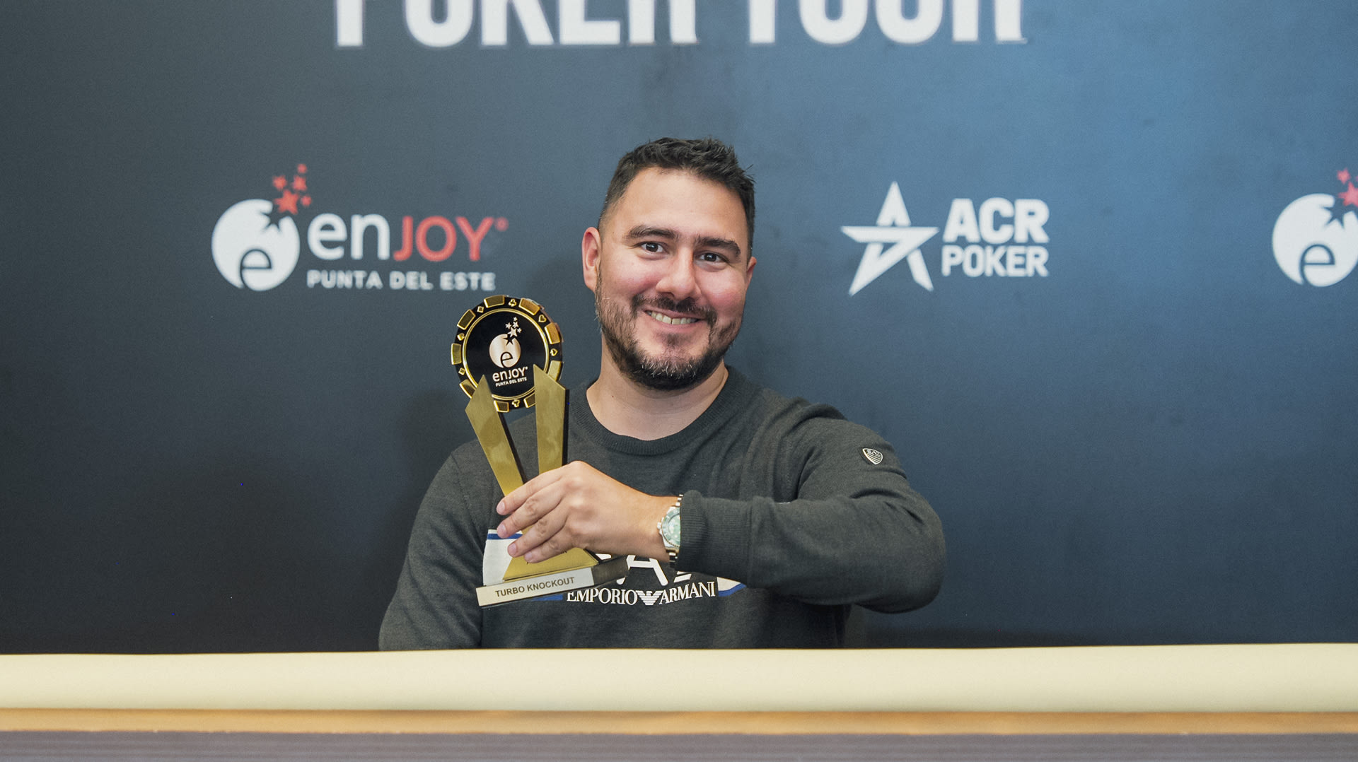 Gerardo Rodríguez conquistó el Turbo Knockout del Enjoy Poker Tour