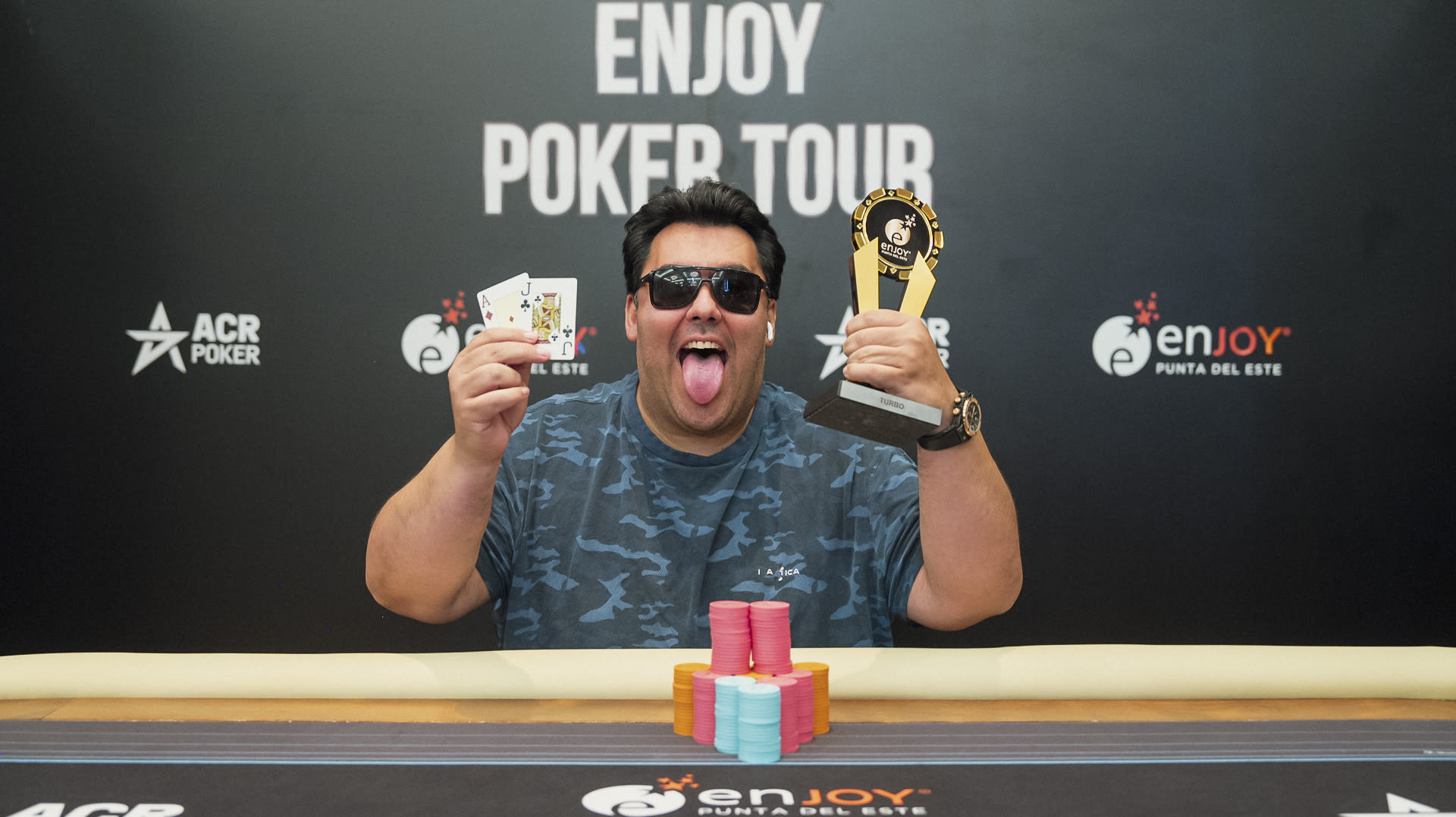 Javier Swett se lleva para Chile un trofeo del Enjoy Poker Tour