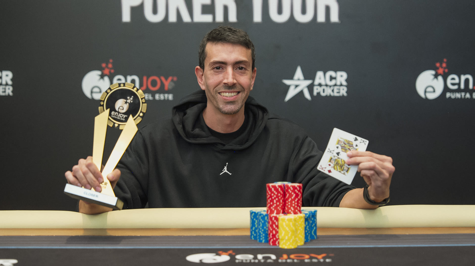 Eduardo Marti cerró la serie con el título del Closer del Enjoy Poker Tour