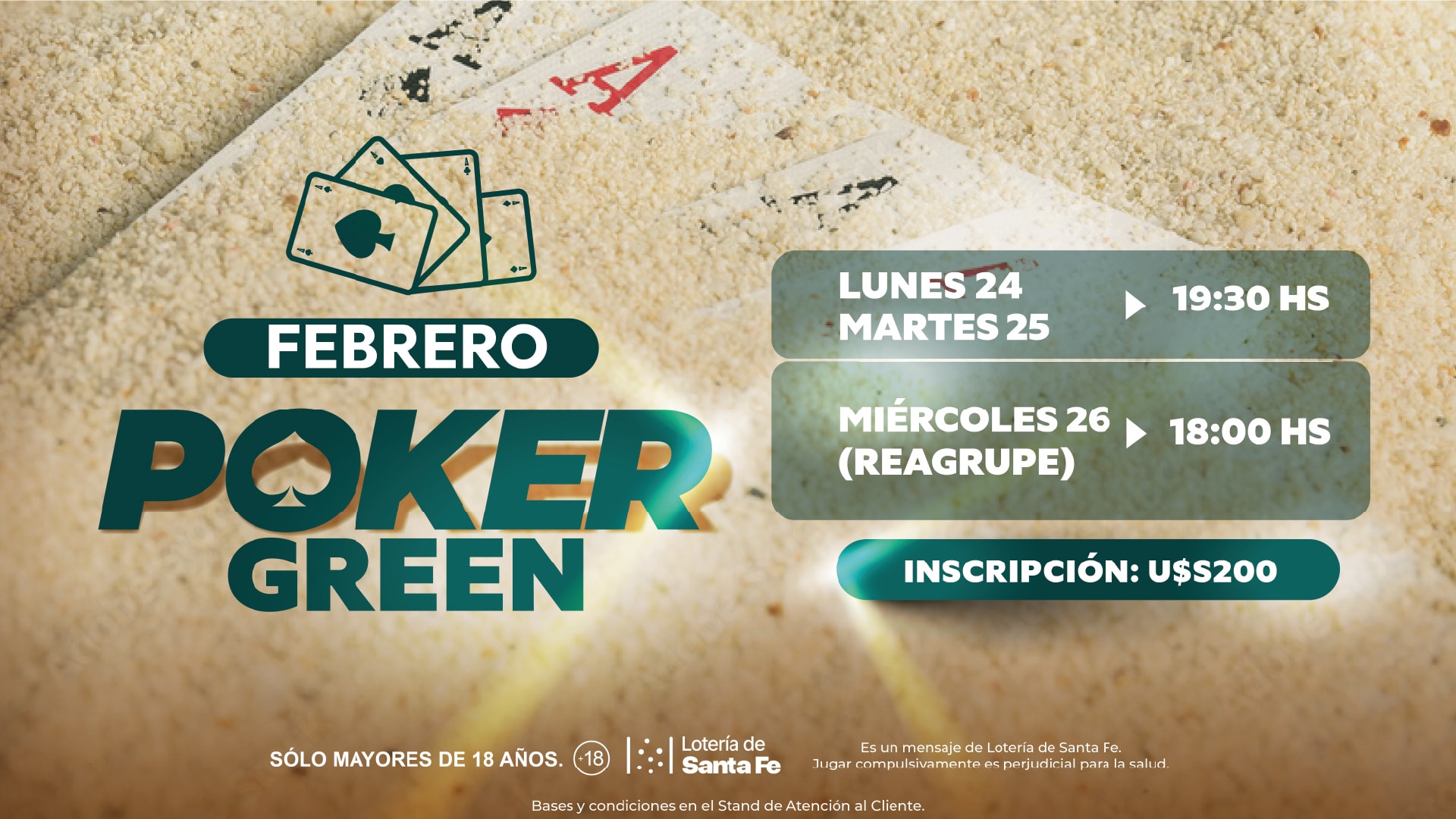 Regresa el tradicional Poker Green a Casino Melincué