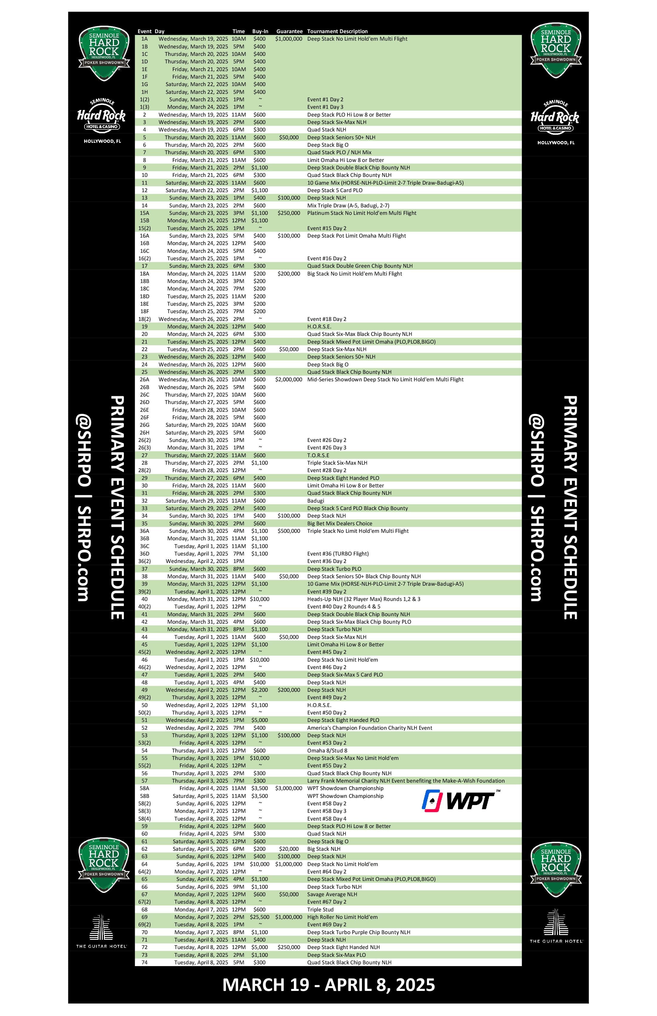 2025 Showdown Primary Flyer