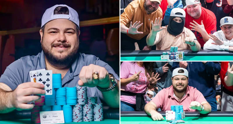 Cody Stanford ganó tres anillos de WSOP Circuit en cinco días