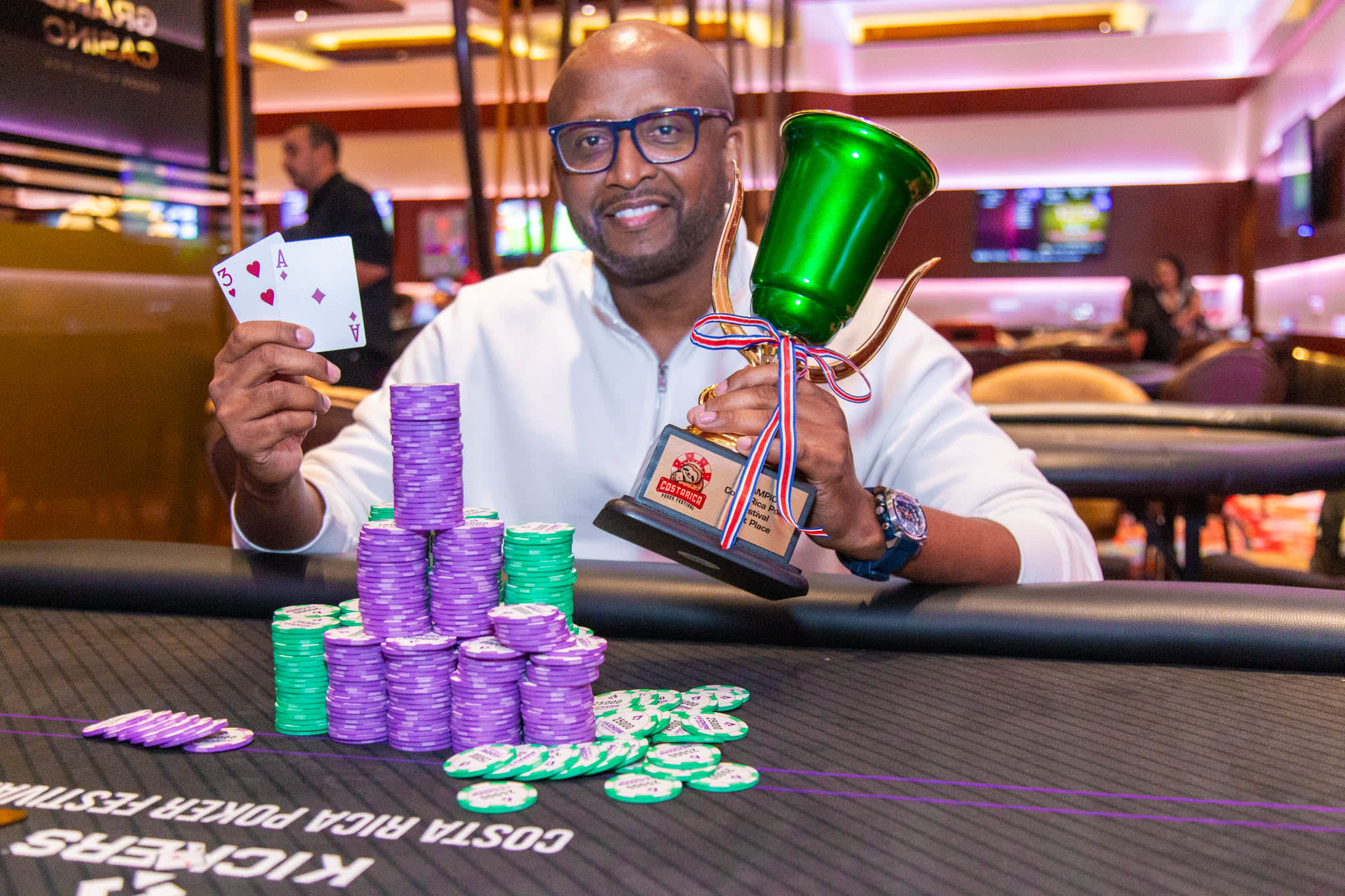 ¡Campeón! Alfredo Vaz ganó el Main Event del Costa Rica Poker Festival