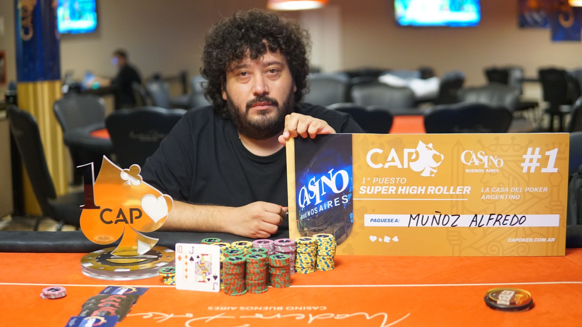 CAP Buenos Aires: Alfredo Muñoz es el campeón del Super High Roller