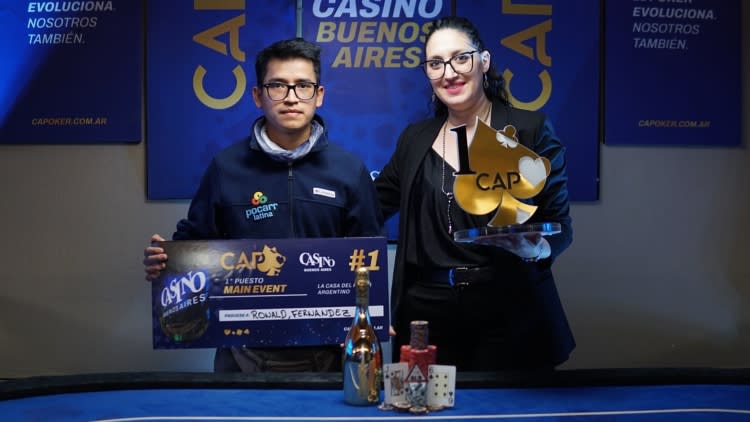 Ronald Fernandez Licona Ganador Main Event Cap Buenos Aires 2