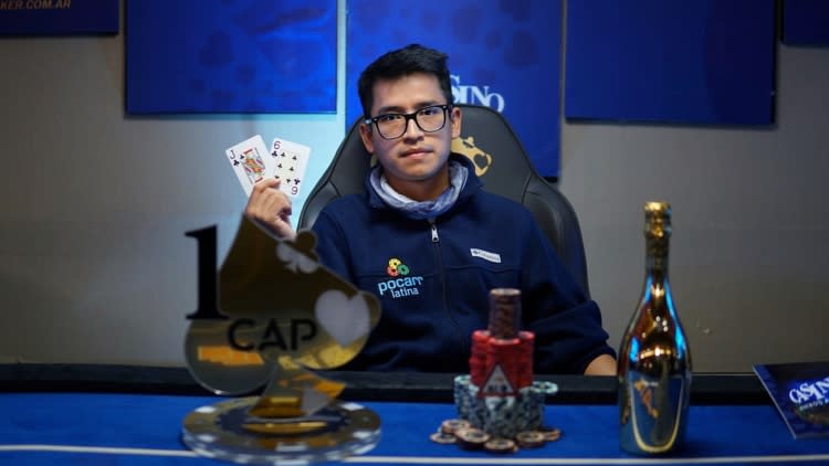 Ronald Fernandez Licona Ganador Main Event Cap Buenos Aires