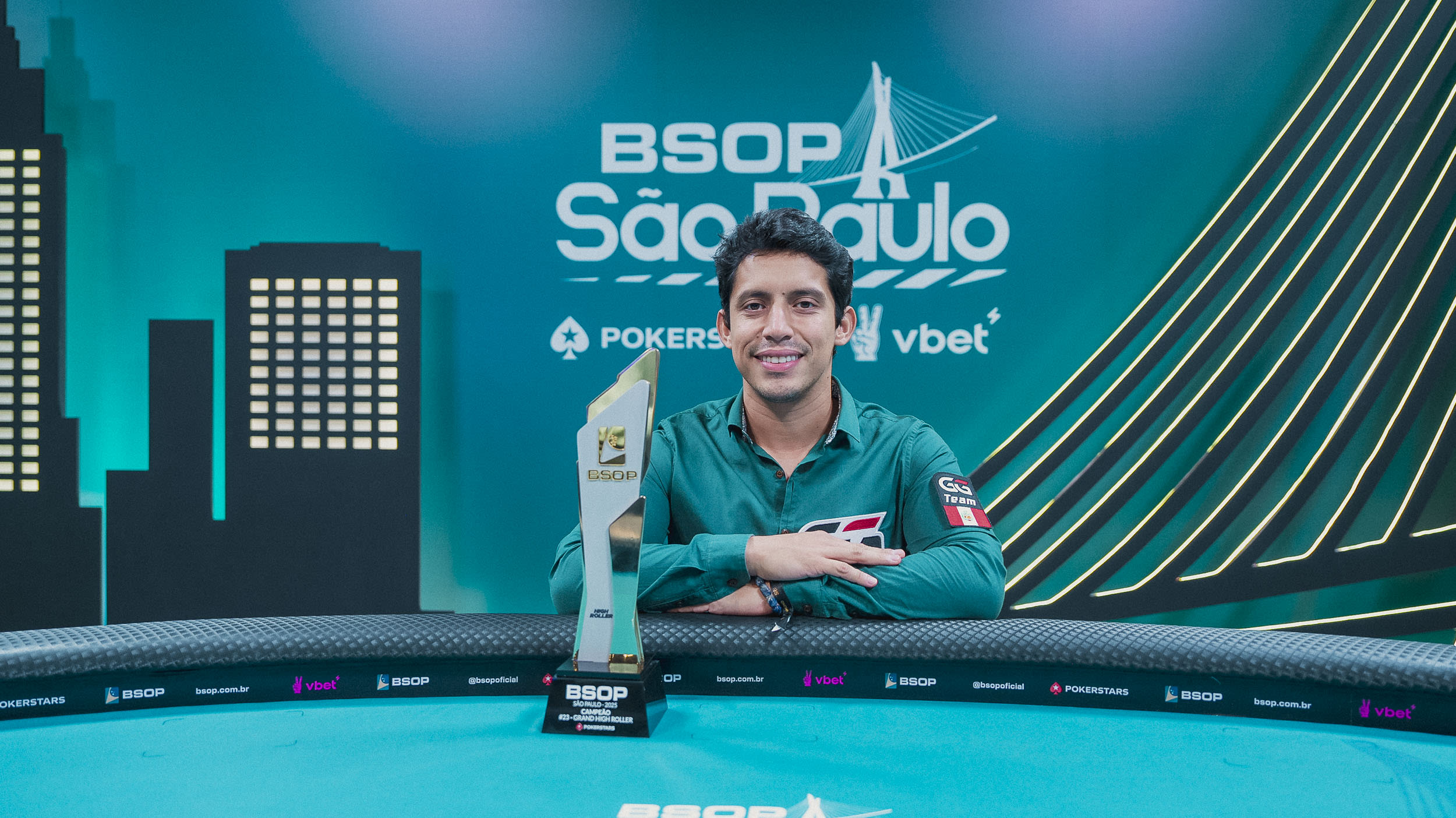 BSOP São Paulo: Gran High Roller tem Diego Ventura no topo