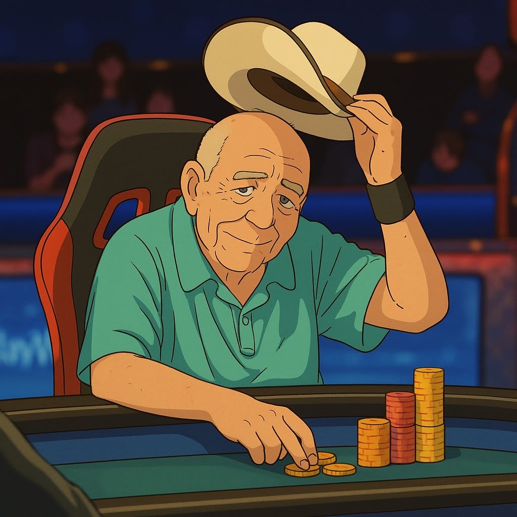 Cómo se verían los jugadores de poker dibujados por Estudio Ghibli