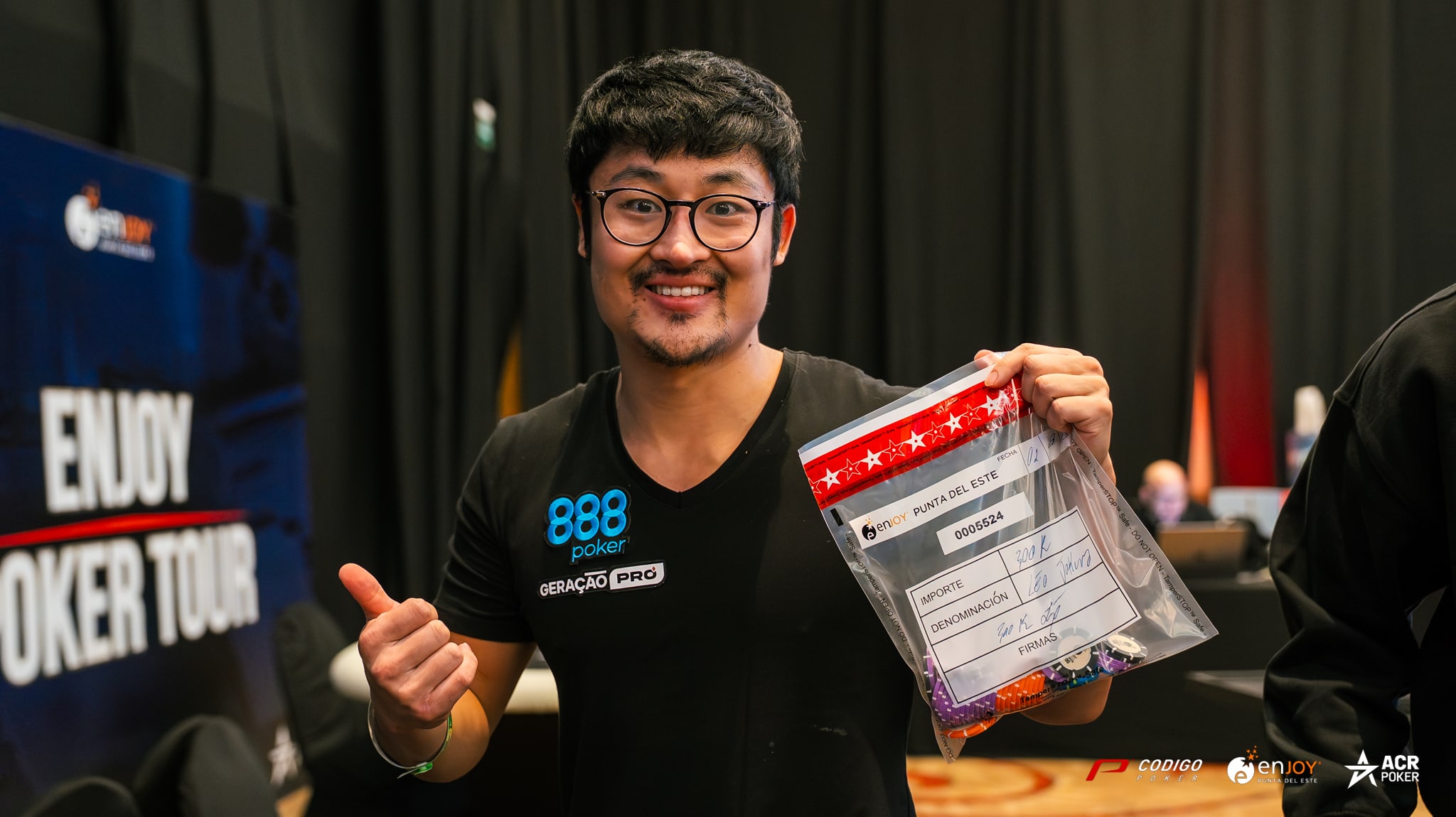 Enjoy Poker Tour: Leo Jokura lideró el Día 1 del High Roller