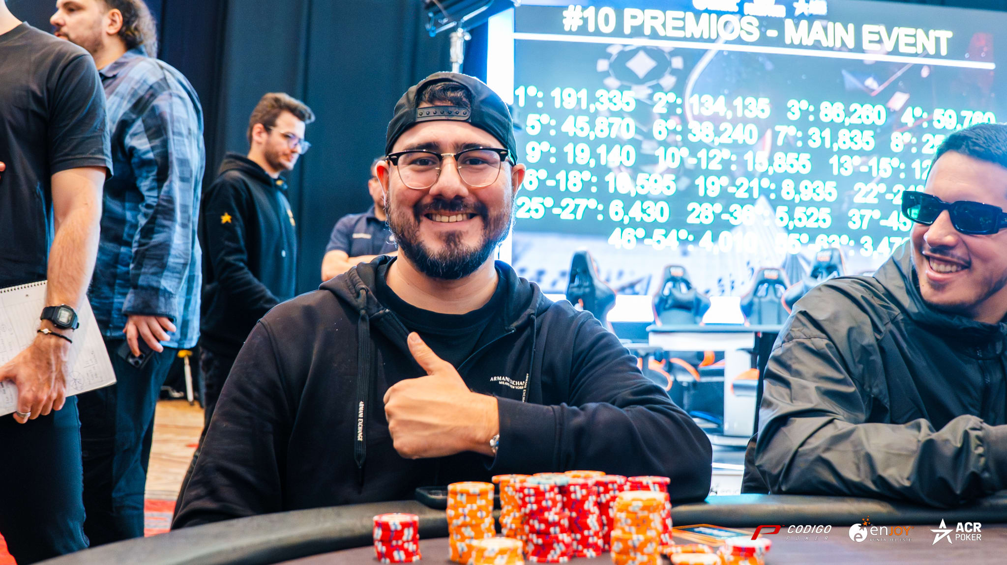 Gerardo Rodriguez Main Event Dia 2 Enoy Poker Tour Agosto 2025