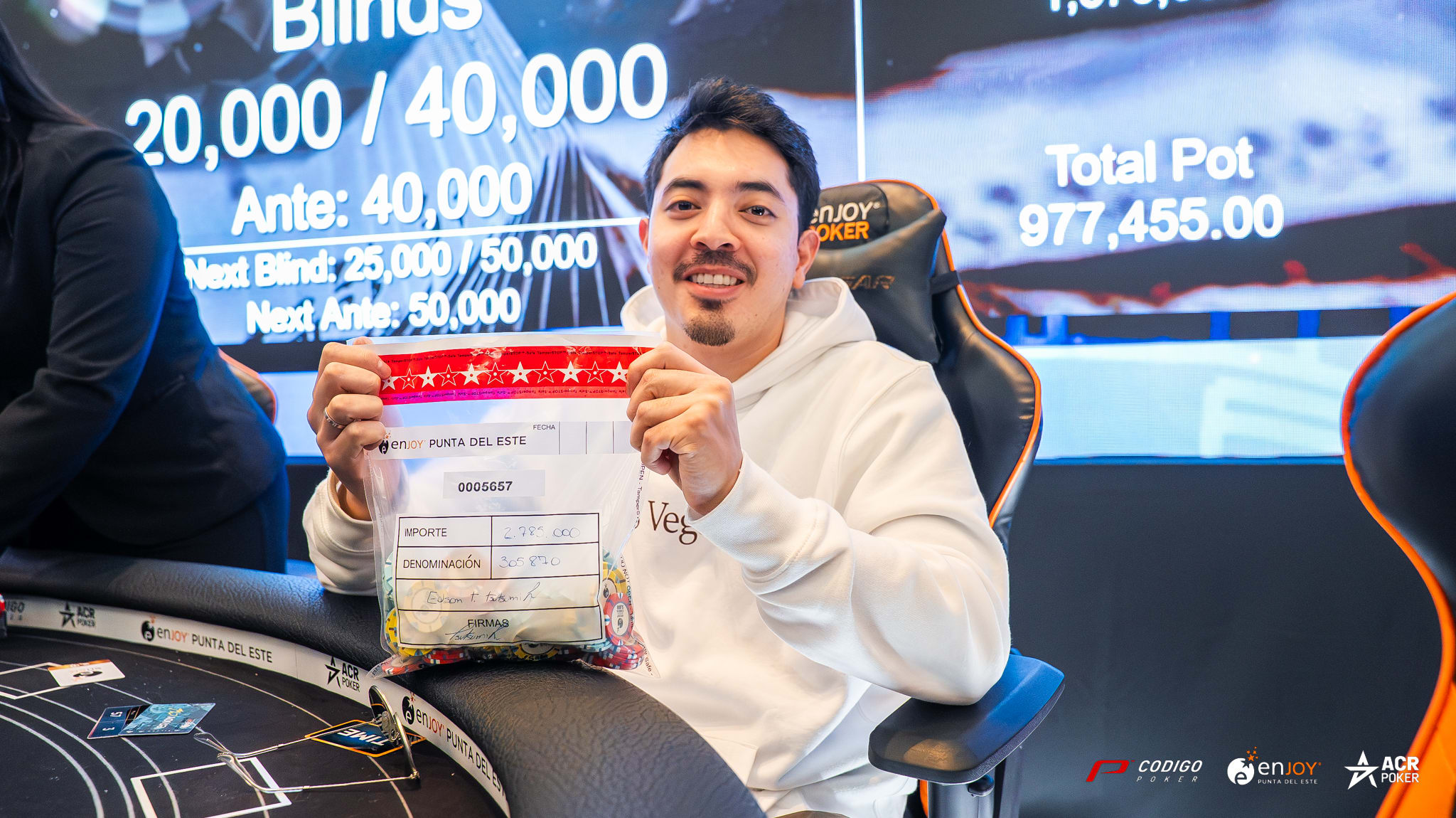 Edson Tsutsumil Enjoy Poker Tour Agosto 2025 Main Event Dia 3