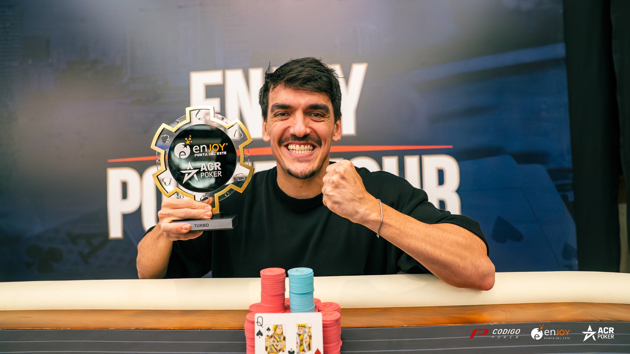 Lucas Da Silva ganó el Turbo de 1.100 en el Enjoy Poker Tour