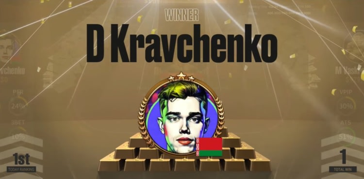 Dmitry Kravchenko lo vuelve a hacer: ganó otro GGMillion$ y se llevó US$1.7M