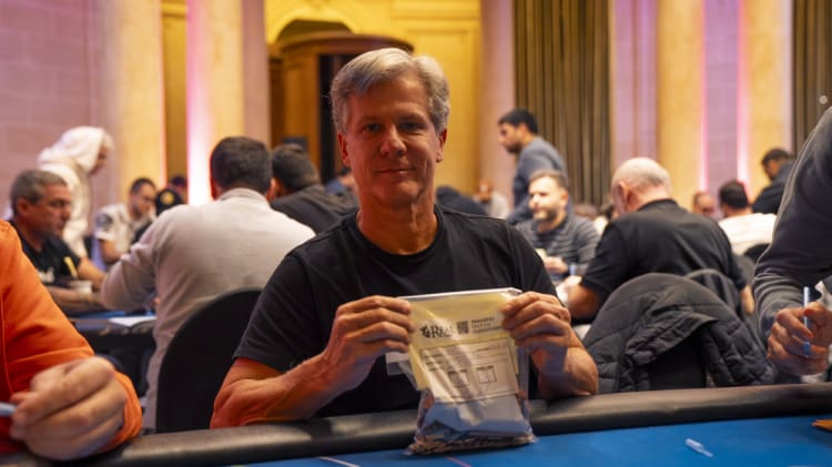 Leo Burgues Chip Dia 2 Codere Poker Series Casino Carrasco Mayo 2025