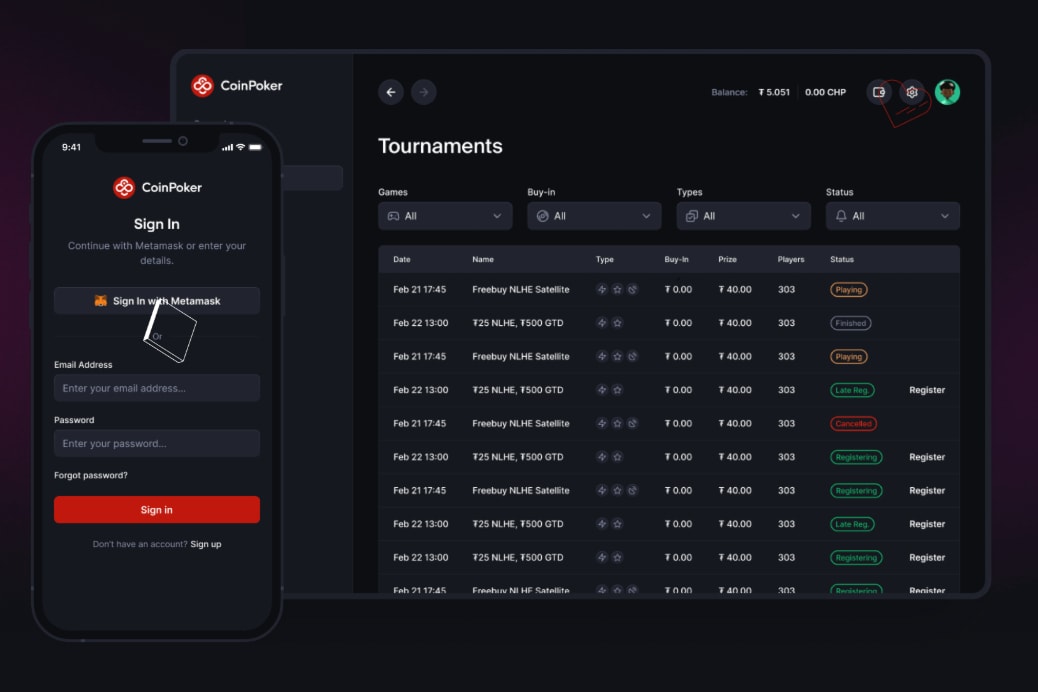 Todo sobre la aplicación de CoinPoker, para llevar el juego a donde quieras