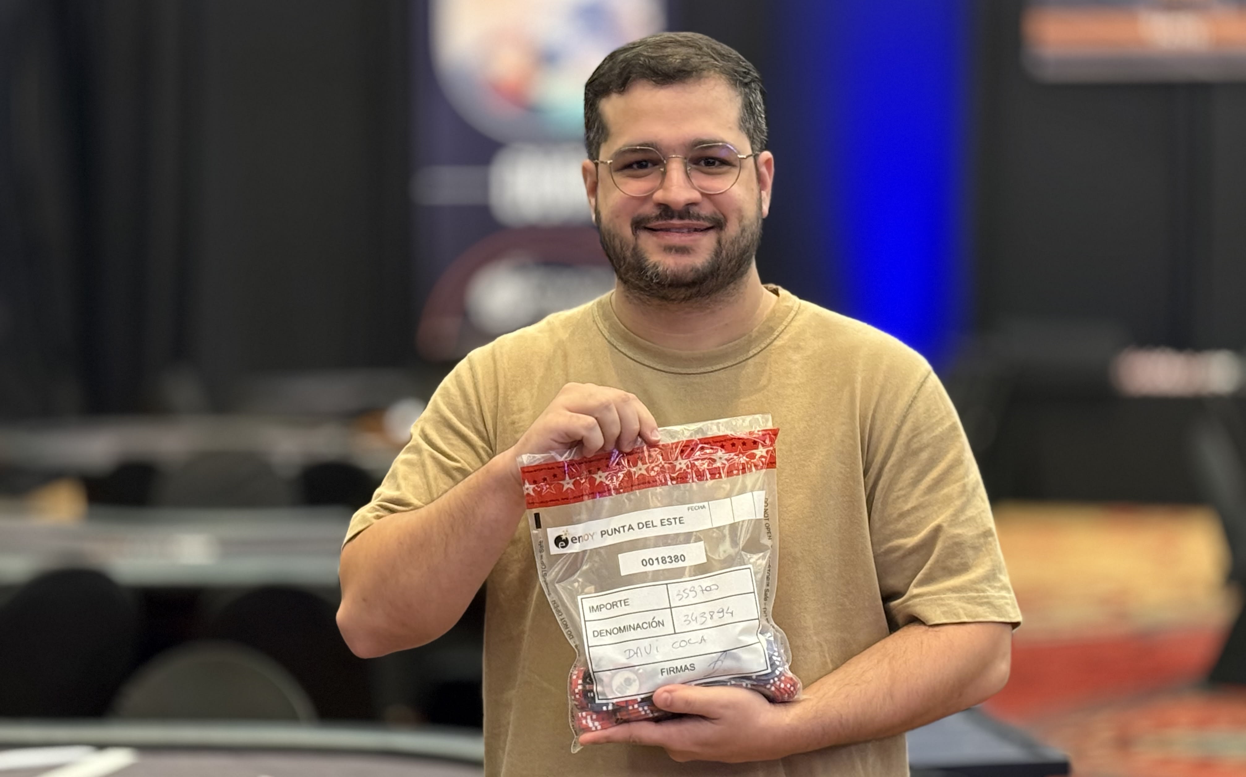 Enjoy Poker Tour: Davi Cola fue el mejor en el inicio del Main Event