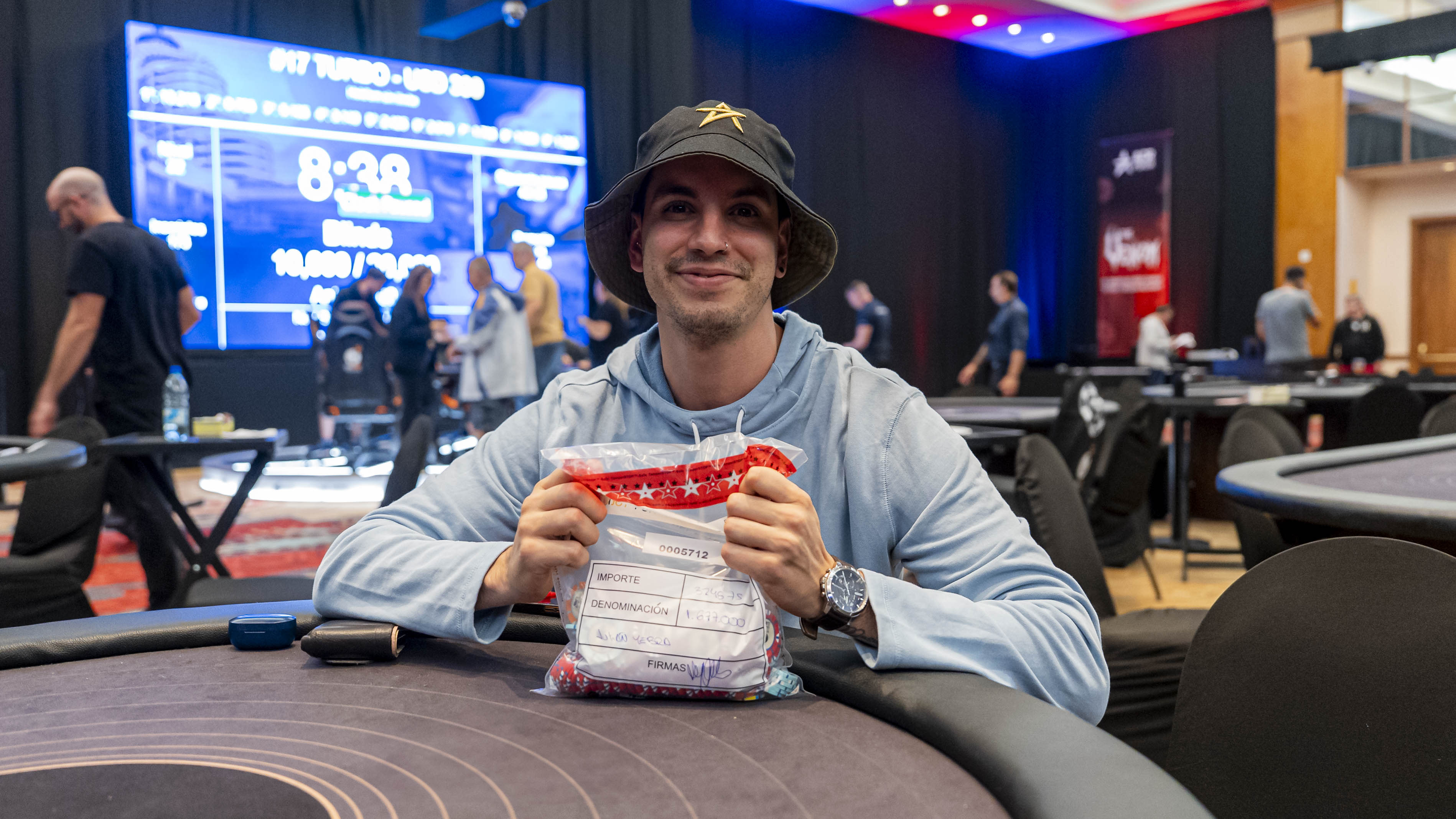 Enjoy Poker Tour: Julián Yebra avanza como chipleader al Día 3 del Main Event