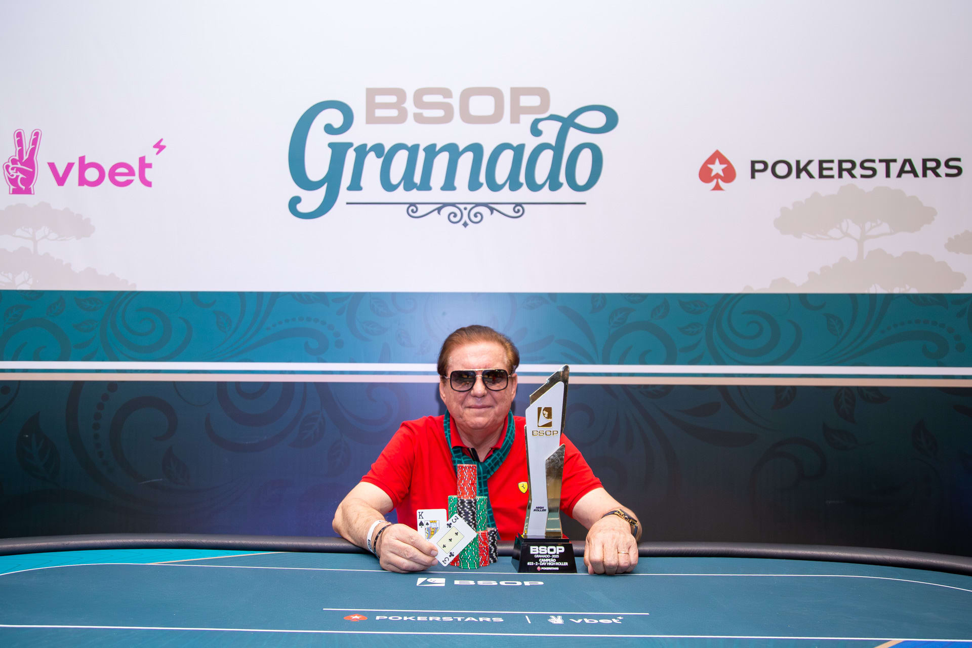 Antônio Santichio vence 2-Day High Roller do BSOP Gramado