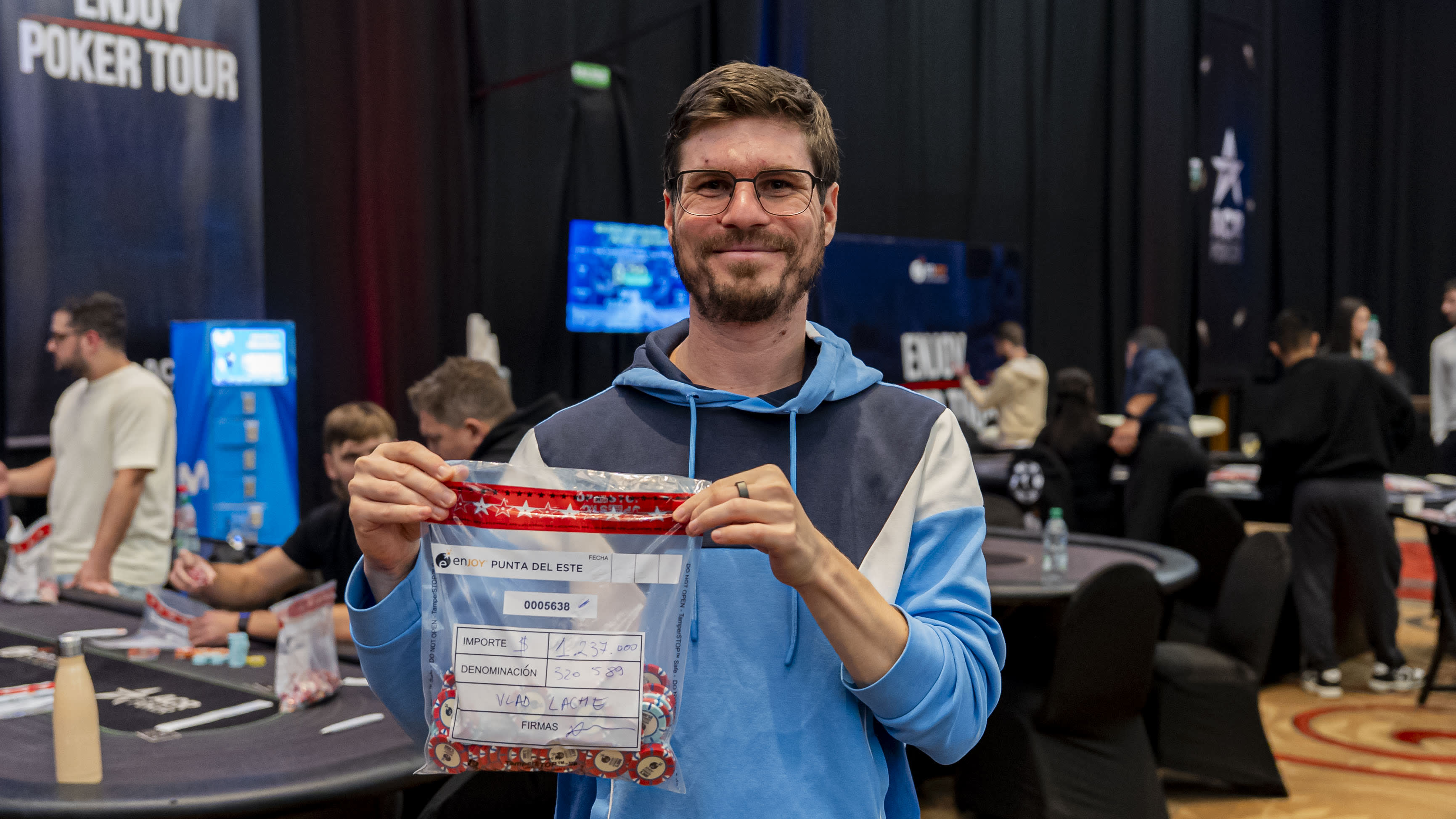 Enjoy Poker Tour: Vlad Lache lidera la mesa final del Super High Roller