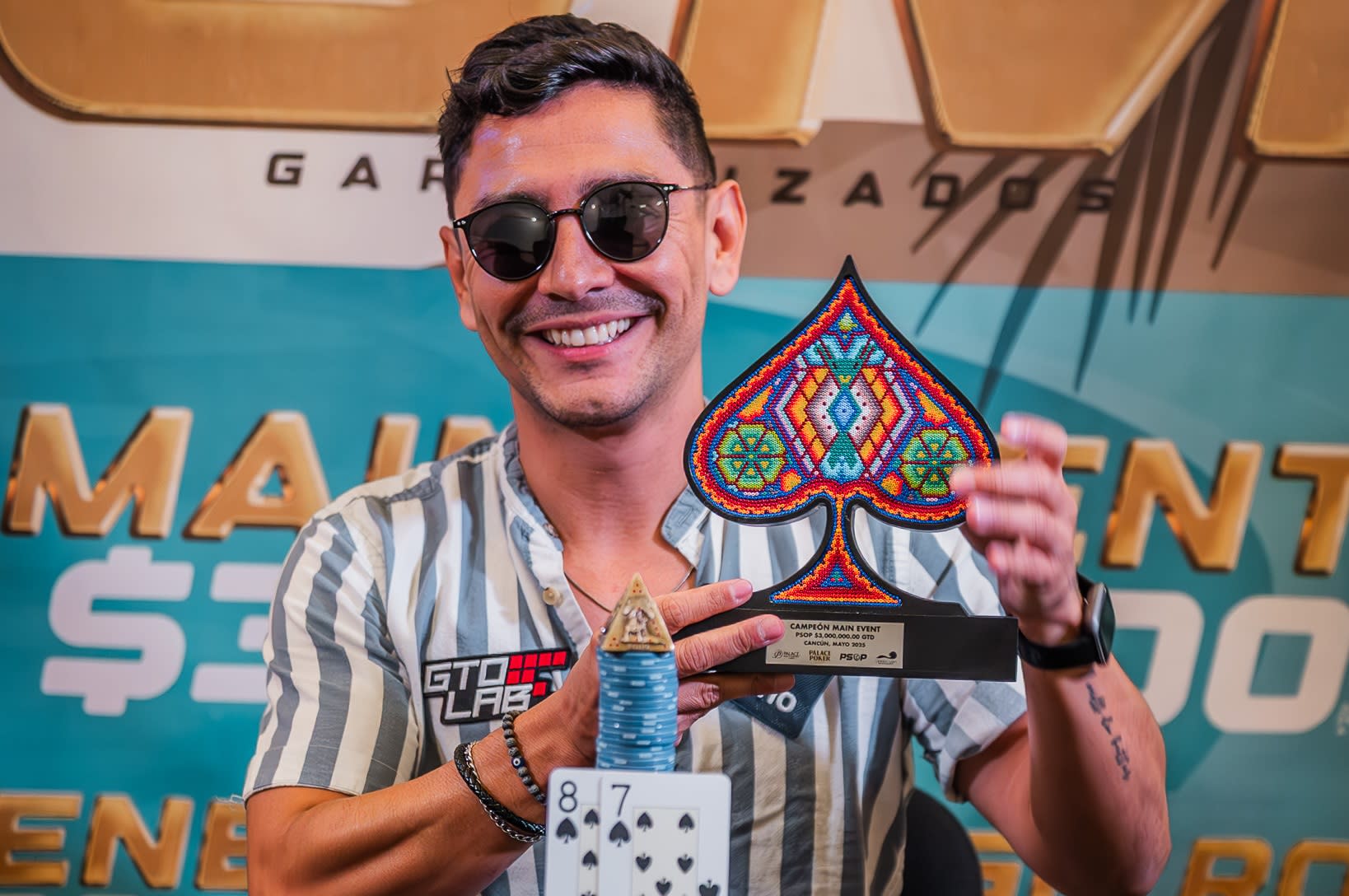 Jacobo Montoya es campeón del Main Event en la PSOP Cancún