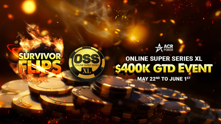 ¡Imperdidle! El Survivor Flips se define hoy en ACR Poker con US$400K GTD