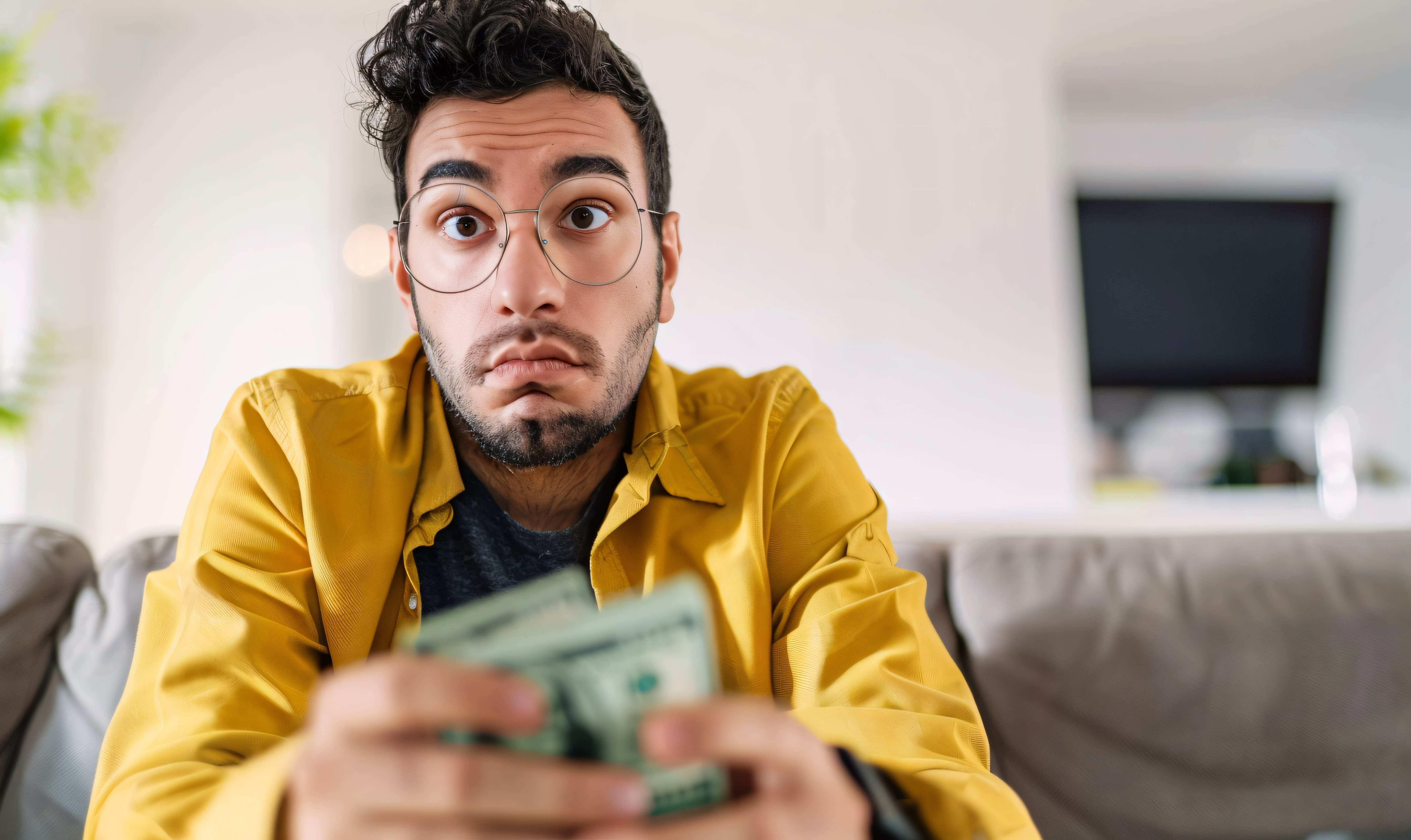 Concepto De Preocupacion Por El Aumento Del Costo De La Vida