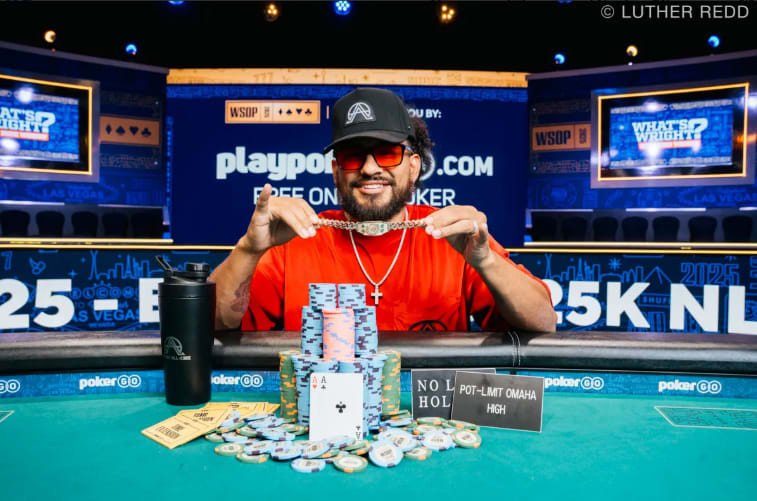 Lou Garza crava Evento 14 da WSOP 2025 e fatura US$ 1,3 milhão